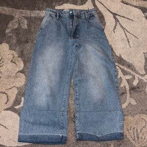 Pilcro Women's Relaxed Denim Jeans in Classic Blue